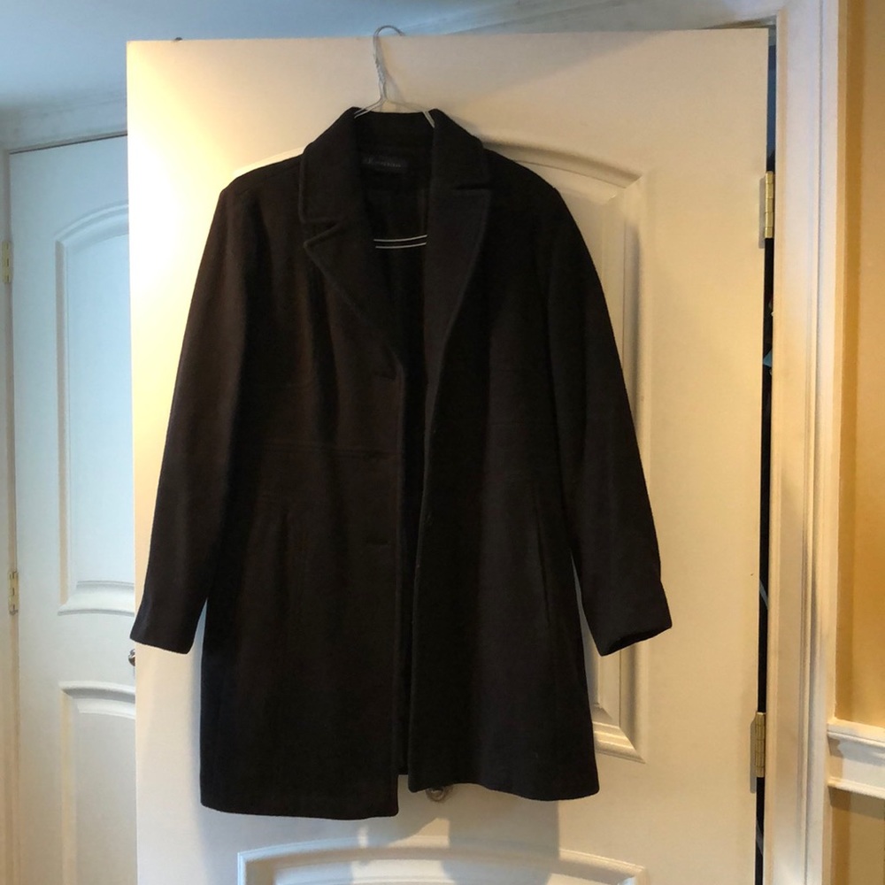 Women’s Black Peacoat - Anne Klein size XL